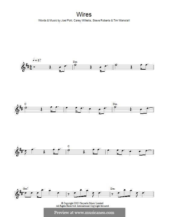 Wires (Athlete): For saxophone by Carey Willetts, Joel Pott, Steven Roberts, Timothy Wanstall