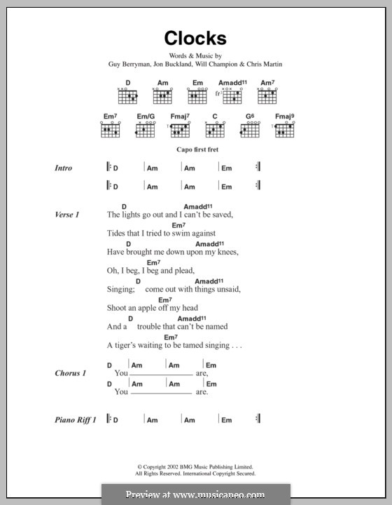 Clocks Coldplay Meaning Song at Helen Morrison blog
