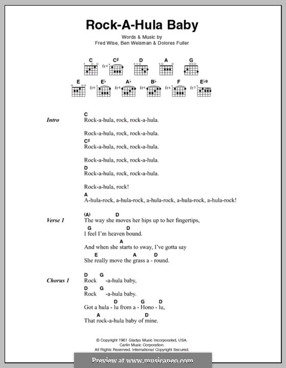 RockaHula Baby (Elvis Presley) by B. Weisman, D. Fuller, F. Wise on