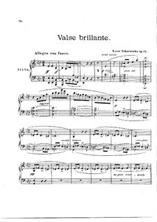 Valse Brillante, Op.13: Valse Brillante by Xaver Scharwenka