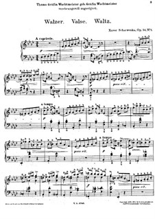 Three Pieces, Op.54: Three Pieces by Xaver Scharwenka