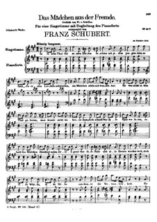 Das Mädchen aus der Fremde (The Maiden from a Strange Land), D.117: Das Mädchen aus der Fremde (The Maiden from a Strange Land) by Franz Schubert