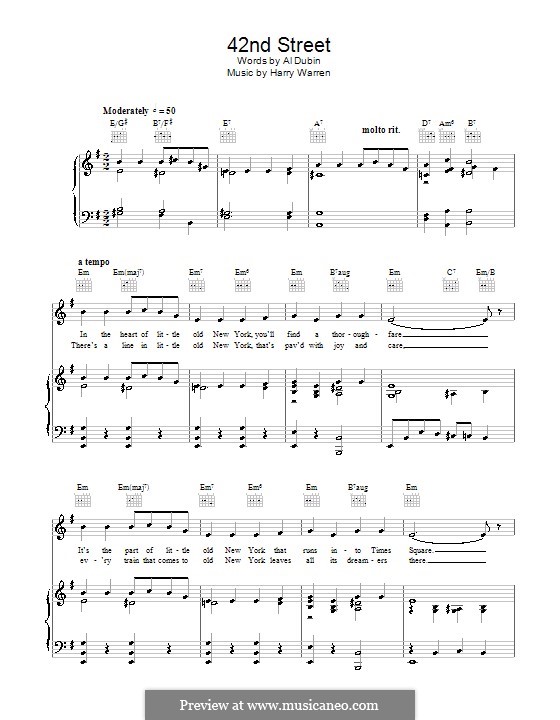 42nd Street: 42nd Street by Harry Warren