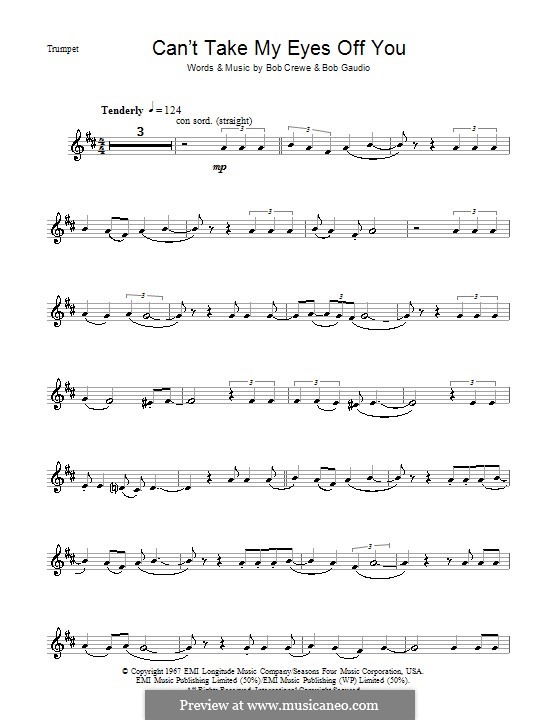 Can T Take My Eyes Off Of You Frankie Valli The Four Seasons By B Crewe B Gaudio On Musicaneo Can T Take My Eyes Off Of You Frankie Valli The Four Seasons By B Crewe B Gaudio On Musicaneo