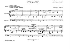 Evensong: Evensong by Easthope Martin