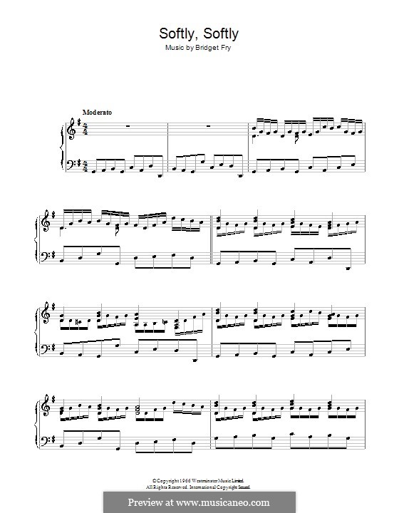 Softly, Softly: For piano by Bridget Fry