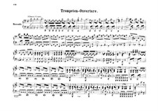 Trompeten-Ouvertüre (Trumpet Overture), Op.101: Version for piano four hands by Felix Mendelssohn-Bartholdy