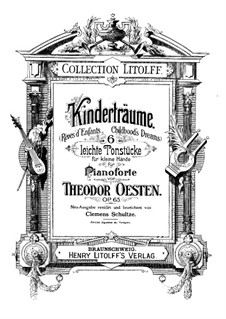 Children's Dreams, Op.65: Complete set by Theodore Oesten