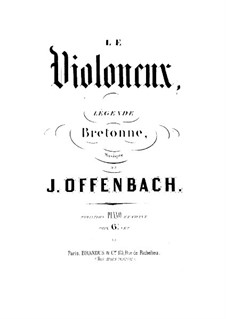 Le violoneux: Piano-vocal score by Jacques Offenbach
