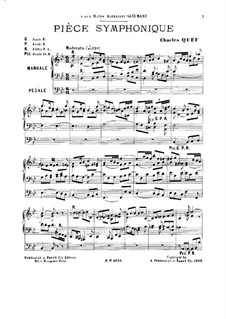 Pièce Symphonique, Op.11: Pièce Symphonique by Charles Quef