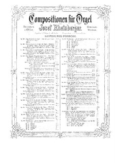 Sonata for Organ No.8, Op.132: Sonata for Organ No.8 by Josef Gabriel Rheinberger