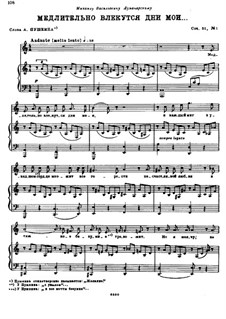 Five Romances, Op.51: Complete set by Nikolai Rimsky-Korsakov