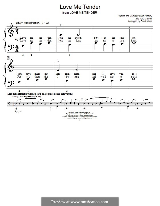 Piano version: For piano by Vera Matson