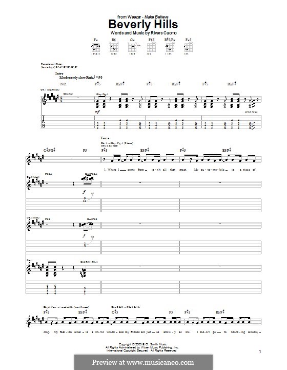 weezer perfect situation tab weezer perfect situation tab