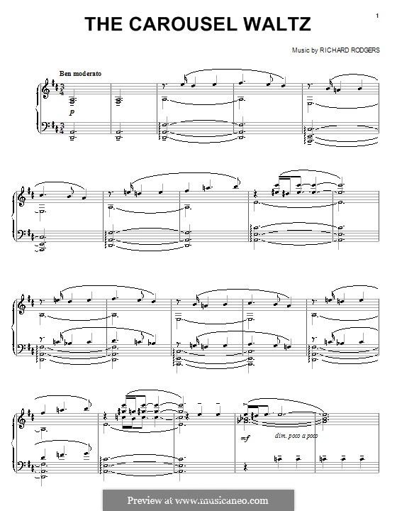 The Carousel Waltz: For piano by Richard Rodgers