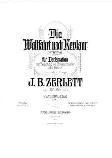 Die Wallfahrt nach Kevlaar, Op.254: Die Wallfahrt nach Kevlaar by Johann Baptist Zerlett