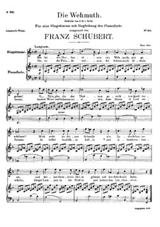 Die Herbstnacht (Autumn Night), D.404: For voice and piano by Franz Schubert