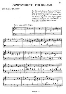 Compositions for Organ: Compositions for Organ by Giovanni Maria Trabaci