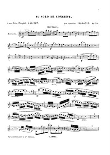 Solo de Concert No.6, Op.79: Solo de Concert No.6 by Stanislas Verroust