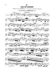 Solo de Concert No.11, Op.85: Solo de Concert No.11 by Stanislas Verroust