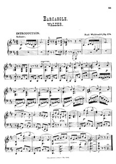 La Barcarolle, Op.178: La Barcarolle by Émile Waldteufel