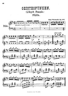 L’Esprit français, Op.182: For piano by Émile Waldteufel