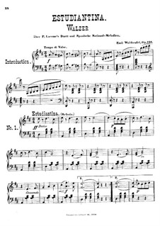 Estudiantina, Op.191: For piano by Émile Waldteufel