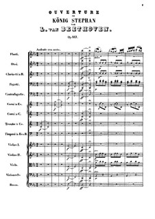 König Stephan (King Stephen), Op.117: Overture by Ludwig van Beethoven
