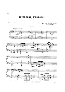 Overture: For piano four hands by Carl Maria von Weber