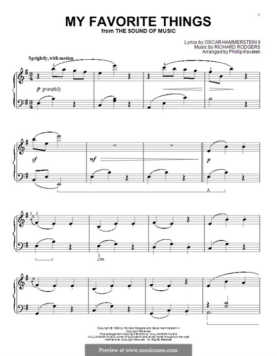 Piano version: For a single performer by Richard Rodgers