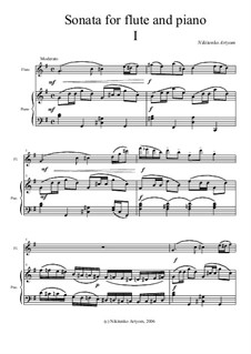 Sonata for Flute and Piano: 1st Movement by Artem Nikitenko