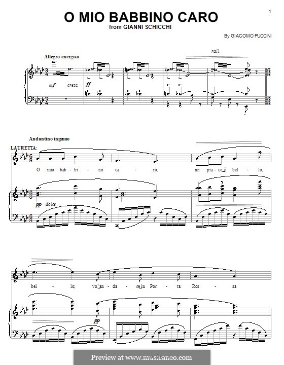 o mio babbino caro by g puccini sheet music on musicaneo o mio babbino caro violin sheet music
