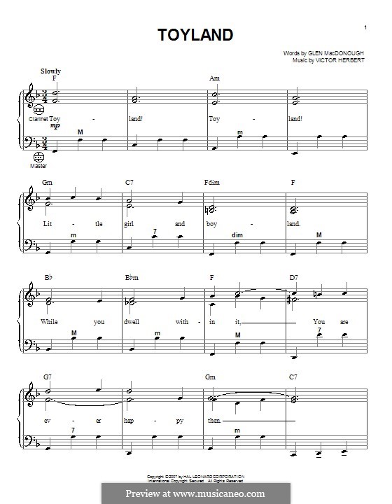Toyland: For accordion by Victor Herbert