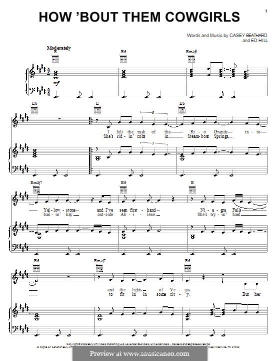 How 'Bout Them Cowgirls (George Strait): How 'Bout Them Cowgirls (George Strait) by Edward Burlingame Hill, Casey Beathard