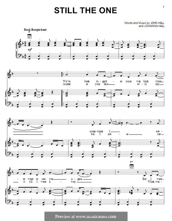 still the one orleans by j t hall j hall sheet music on musicaneo still piano sheet