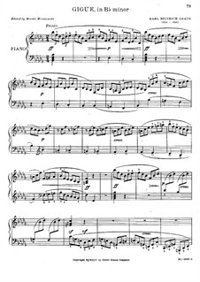 Gigue in B Flat Minor: Gigue in B Flat Minor by Carl Heinrich Graun