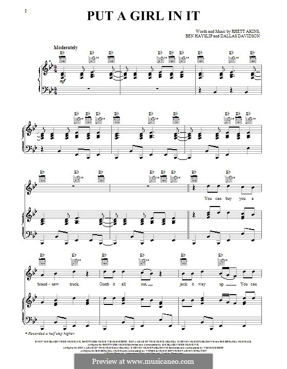 Put a Girl in It (Brooks & Dunn) by B. Hayslip, D. Davidson, R. Akins