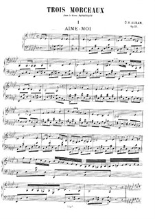 Trois morceaux dans le genre pathétique, Op.15: Complete set by Charles-Valentin Alkan