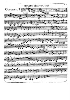Six Concertos, Op.2: Violino II ripieno part by Charles Avison