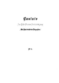 Wie schön leuchtet der Morgenstern, BWV 1: Full score by Johann Sebastian Bach