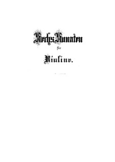 Sonata for Violin No.1 in G Minor, BWV 1001: For a single performer by Johann Sebastian Bach