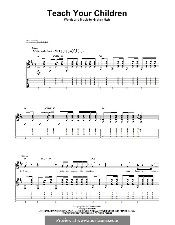 Teach your children crosby stills nash by g nash on musicaneo