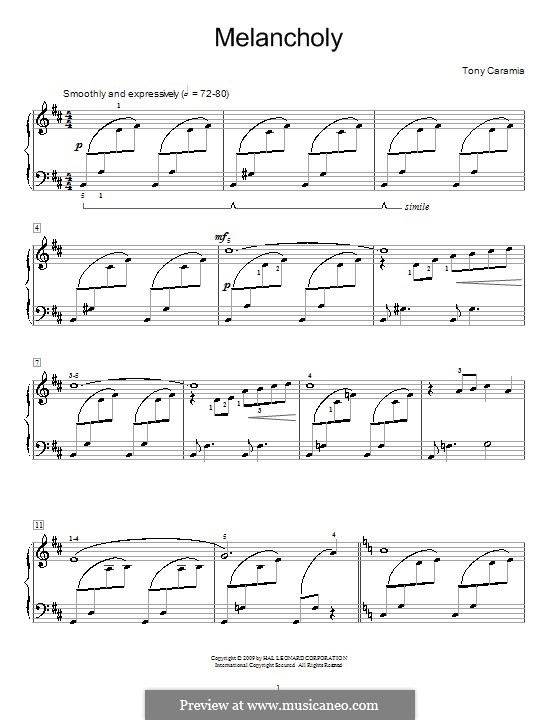 Melancholy By T Caramia Sheet Music On MusicaNeo melancholy-by-t-caramia-sheet-music-on-musicaneo