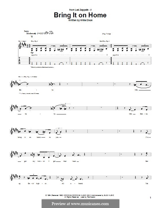 led zeplin sheet music led zeplin sheet music