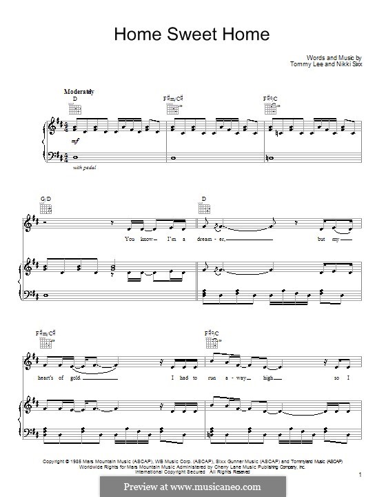 Live Wire (Motley Crue) by N. Sixx - sheet music on MusicaNeo