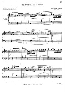 Minuet in B Flat Major: Minuet in B Flat Major by Gottlieb Muffat