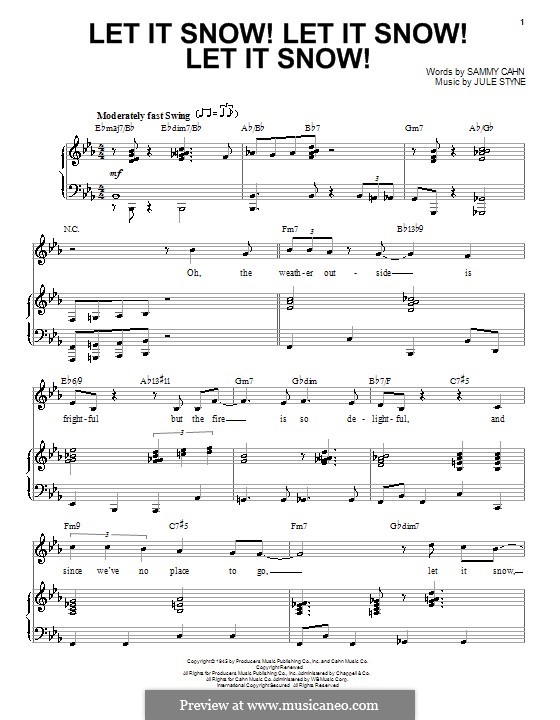 let it snow piano