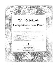 Dans la forêt, Op.43: For piano by Vladimir Ivanovich Rebikov