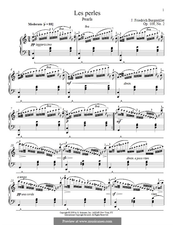 Etude No.2: For piano by Johann Friedrich Burgmüller