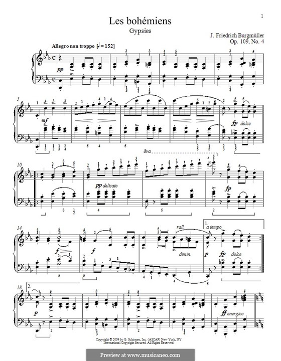 Etude No.4: For piano by Johann Friedrich Burgmüller